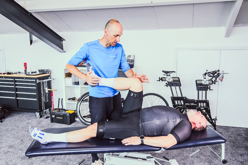 On-bike assessment in the Momentum bike fit studio