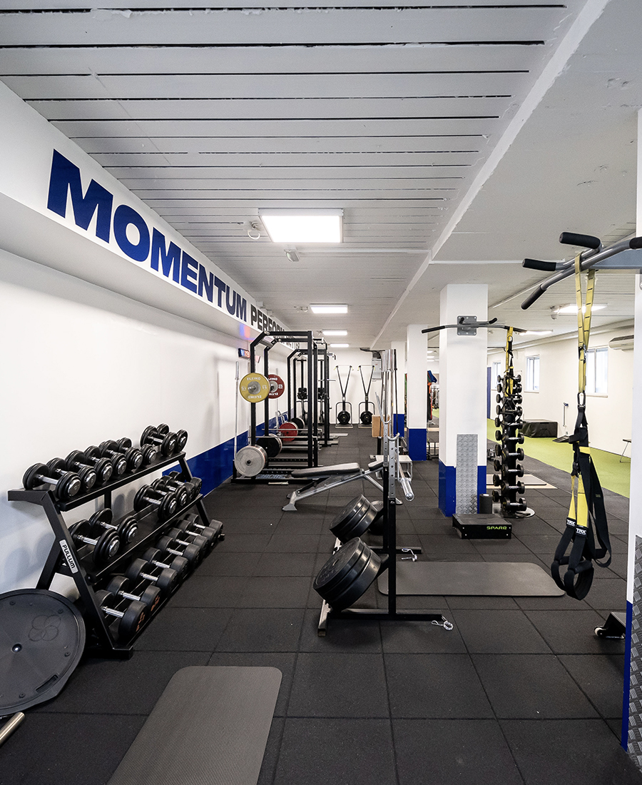 A photograph of the momentum gym