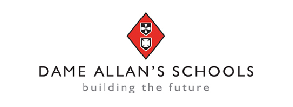 Dame Allan's school logo